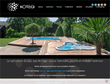 Tablet Screenshot of koteo.fr